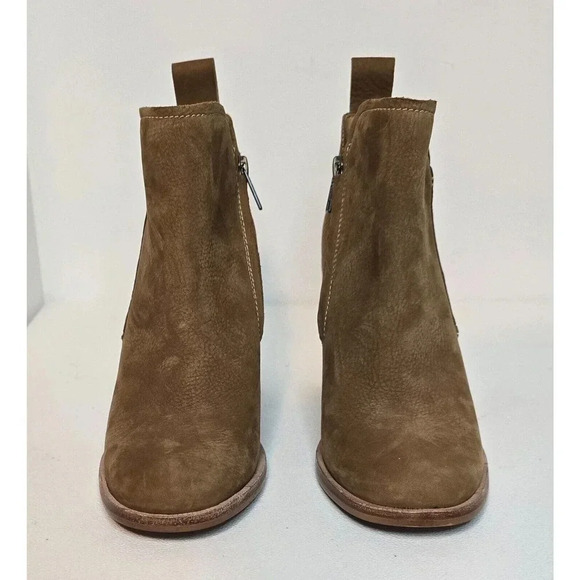 UGG Australia Womens Pixley Tan Ankle Boots Bootie Stacked Size 10 1095057 - Picture 3 of 10